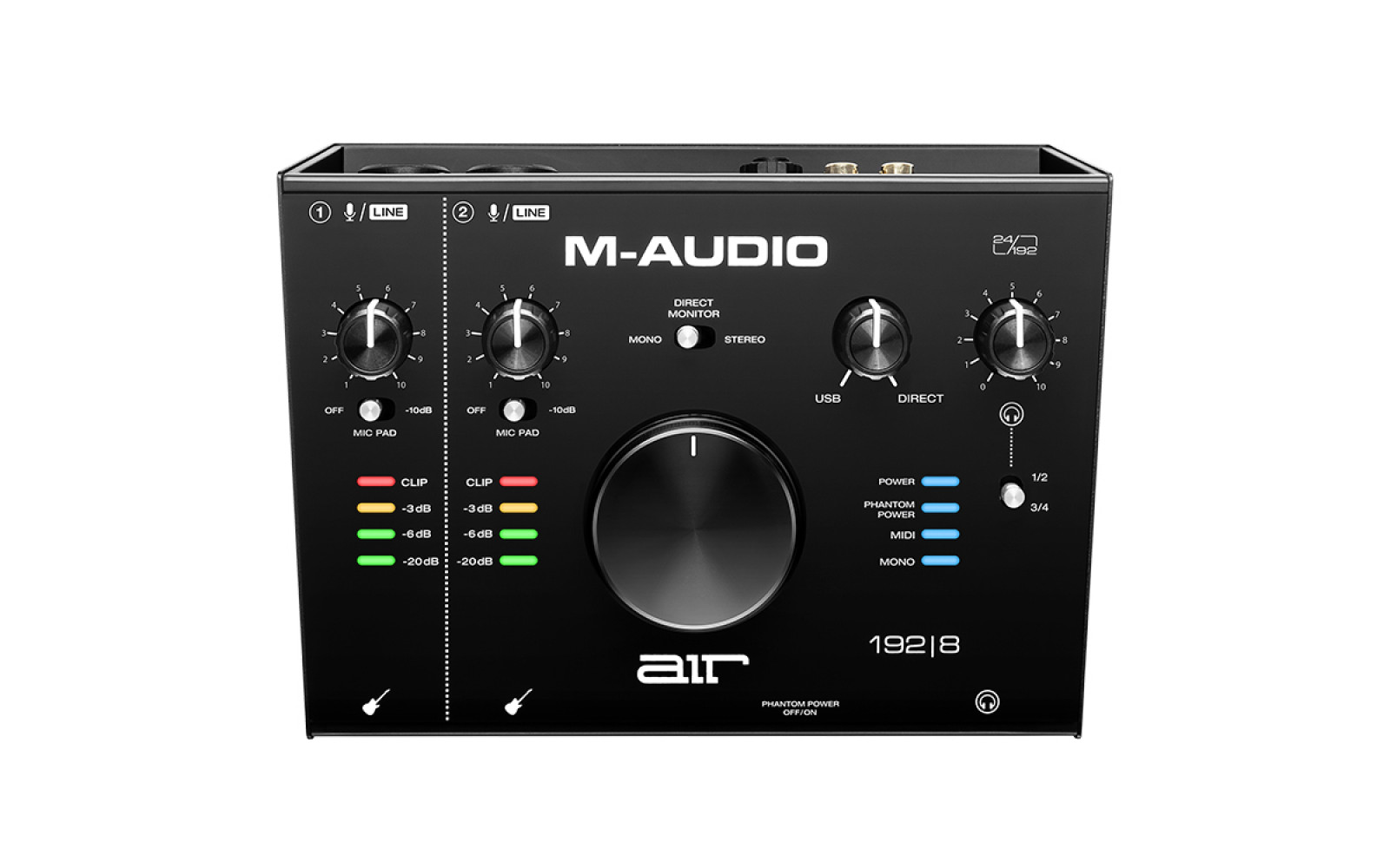 M-Audio AIR 192|8 USB Audio Interface with MIDI I/O
