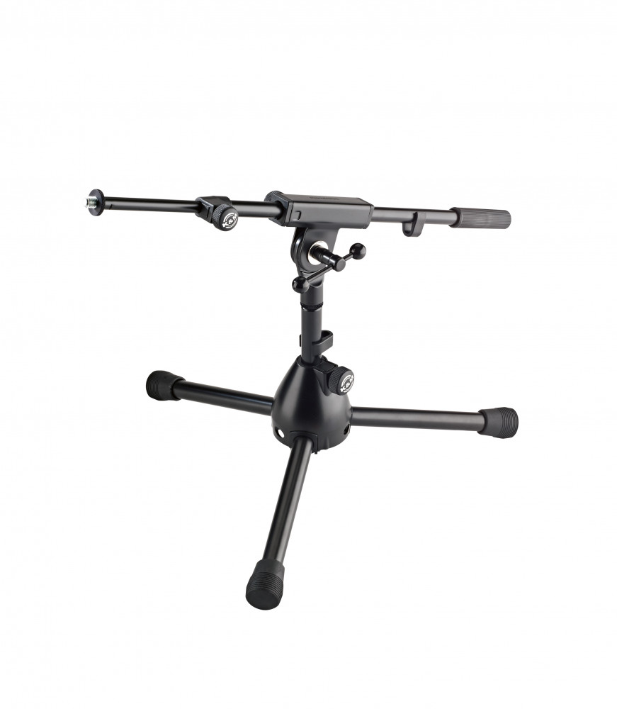 K&M 25950 Low Profile Tripod Mic Stand with Boom