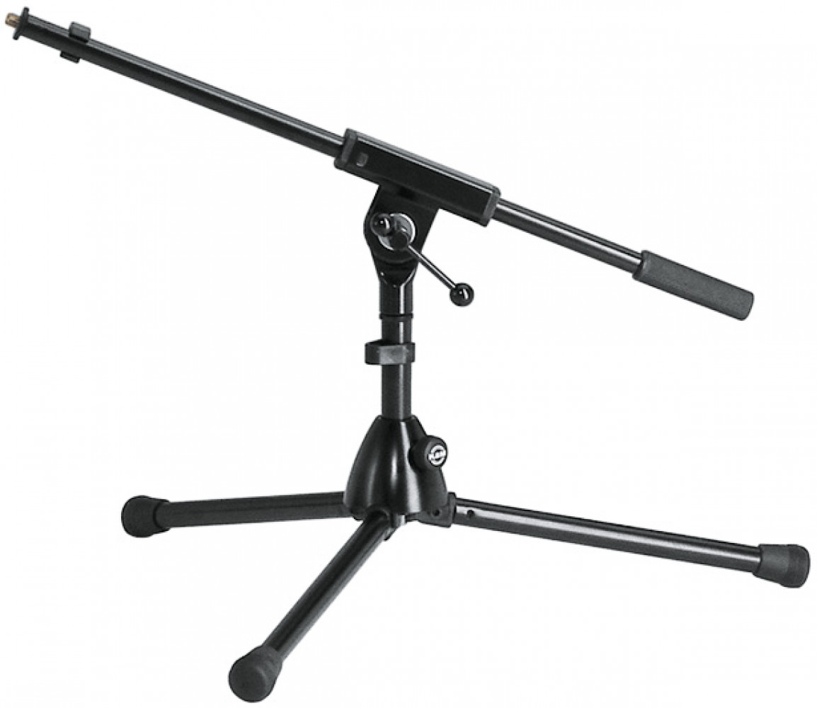K&M 259/1 Low Profile Mic Stand with Boom Arm