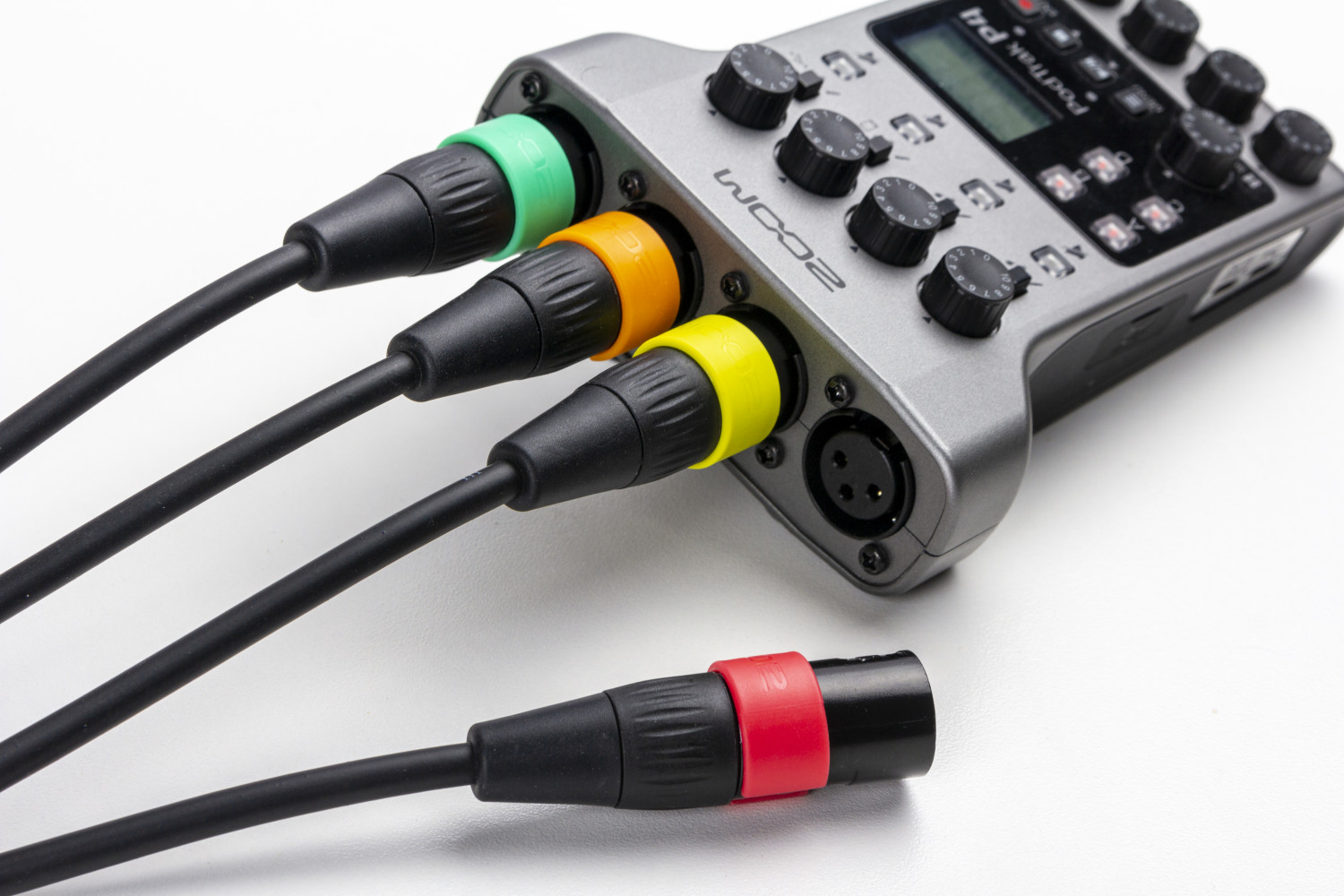 Zoom XLR-4c/CP XLR Mic Cables with Color Rings 4-Pack