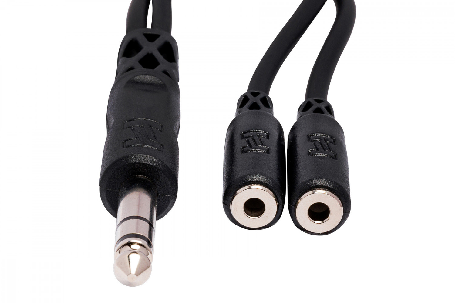 Hosa YMP-234 1/4" TRS Male to Dual 1/8" TRS Female Y Cable