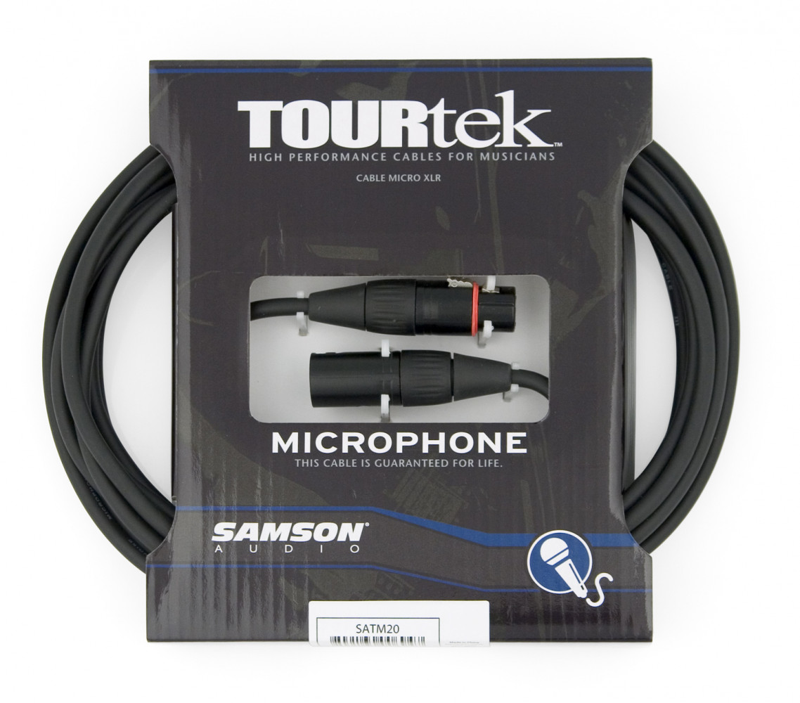 Samson Tourtek XLR Microphone Cable - 20ft