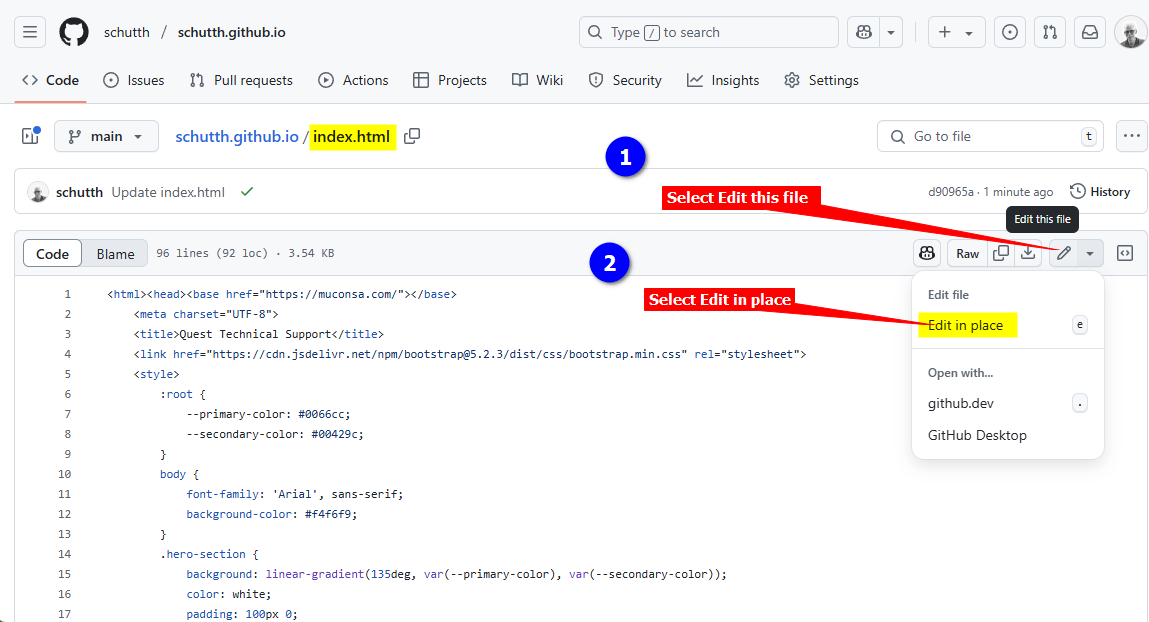 3 - Github Pages - Select Edit this file.png