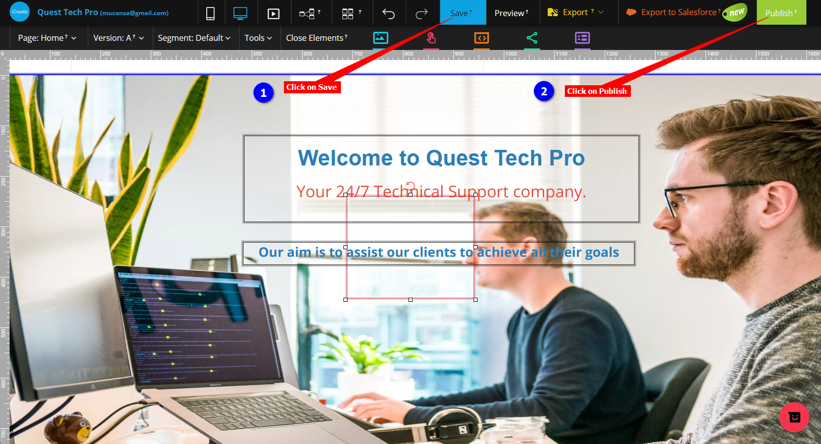 5 - iCreate - Click on Save and Publish.png