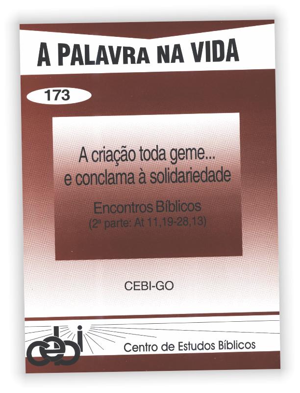 Os seis encontros deste caderno ocupam-se com a segunda parte do livro de Atos (At 11