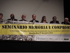 Carlos Mesters é homenageado em Seminário sobre memória da Ditadura