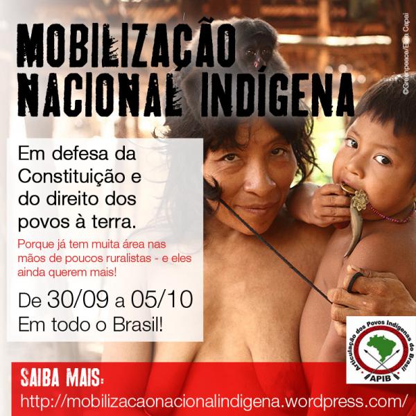 Mobilização Nacional Indígena prevê manifestações no país