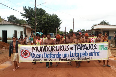 Nota de apoio ao povo Munduruku out 2013