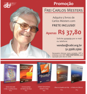 Publicações de Carlos Mesters em promoção no CEBI