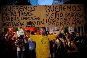 Protestos contra a copa: violência parte da polícia