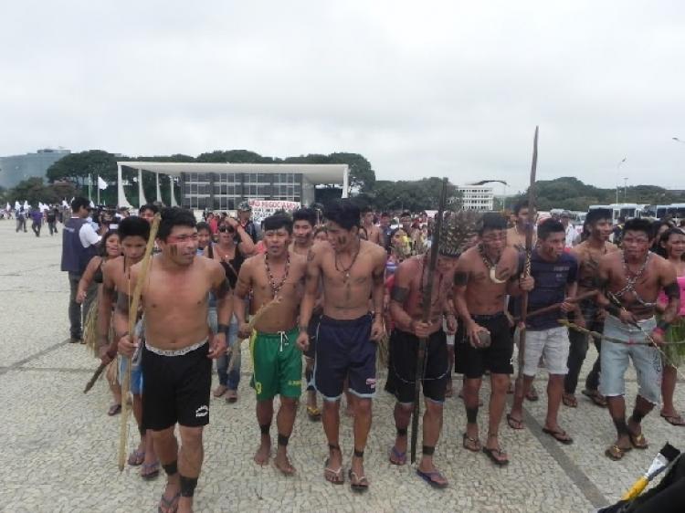 Mais de 500 indígenas protocolam no STF denúncia contra deputados racistas