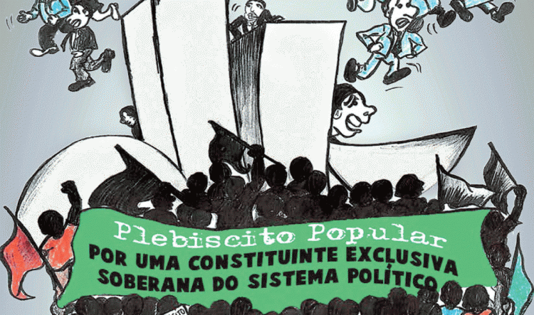 12 de agosto: movimentos sociais saem às por uma Constituinte exclusiva e soberana