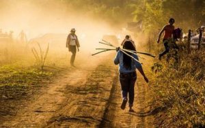 MST realiza ato pela reforma agrária em latifúndio do senador Eunício Oliveira
