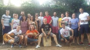 Almoço comunitário organizado pela REJU-SUL