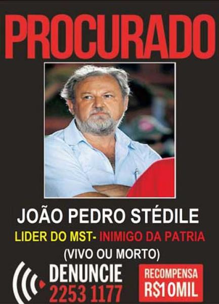 Nota sobre a ameaça de morte a Stedile - MST