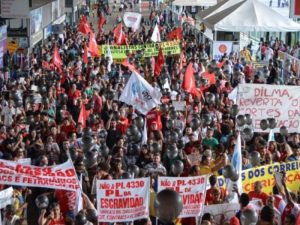 PL da Terceirização será votado em meio a protestos