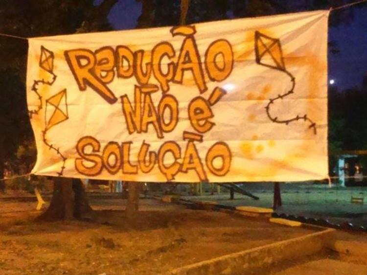Mais de 300 Praças Amanhecem Contra a Redução da Maioridade Penal