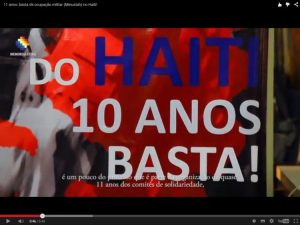 Resultado do Seminário Nacional sobre o Haiti: Construindo Solidariedade