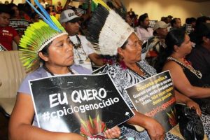 Indígenas e movimentos sociais lotam a Assembleia Legislativa de Mato Grosso do Sul
