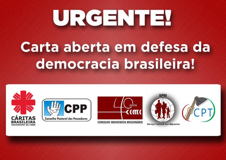 Carta aberta em defesa da democracia brasileira