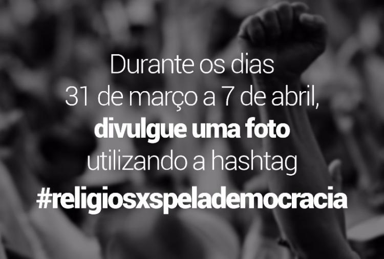 Campanha Religiosxs pela democracia: participe!