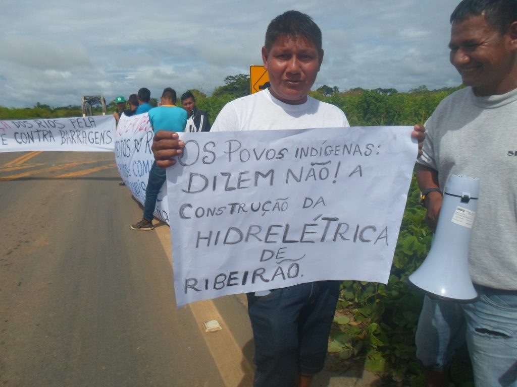 MANIFESTACAO CONTRA HIDRELETRICA DO RIBEIRAO 4 1