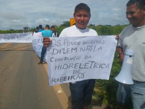 MANIFESTACAO CONTRA HIDRELETRICA DO RIBEIRAO 4 1
