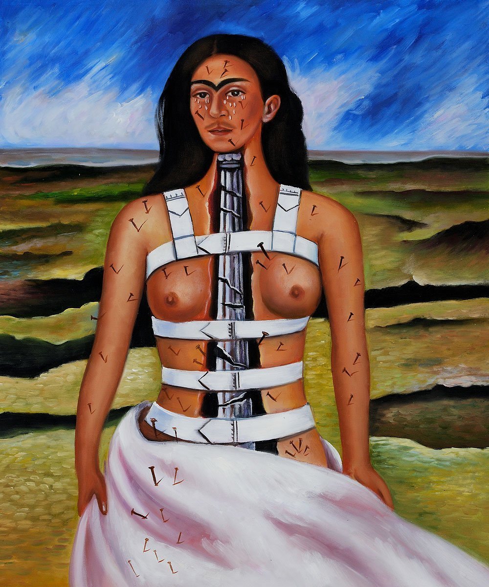 frida kahlo a coluna quebrada