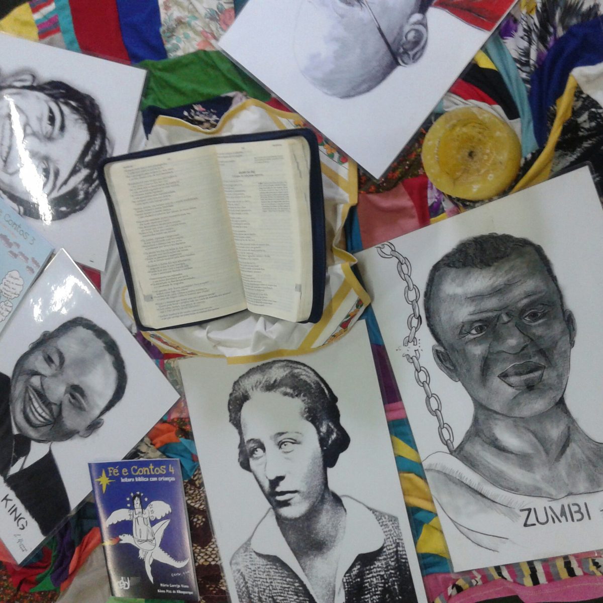 Foto: crianças e adolescentes da escola bíblica