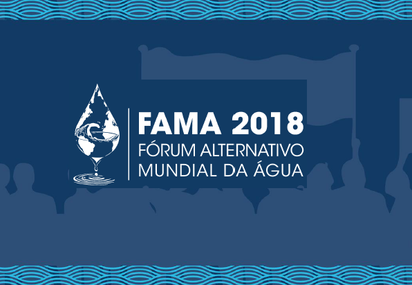 Água não é mercadoria, a água é do povo! 1 fama logo