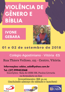 Convite Violência de Gênero e Bíblia