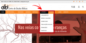 como comprar na livraria online do cebi