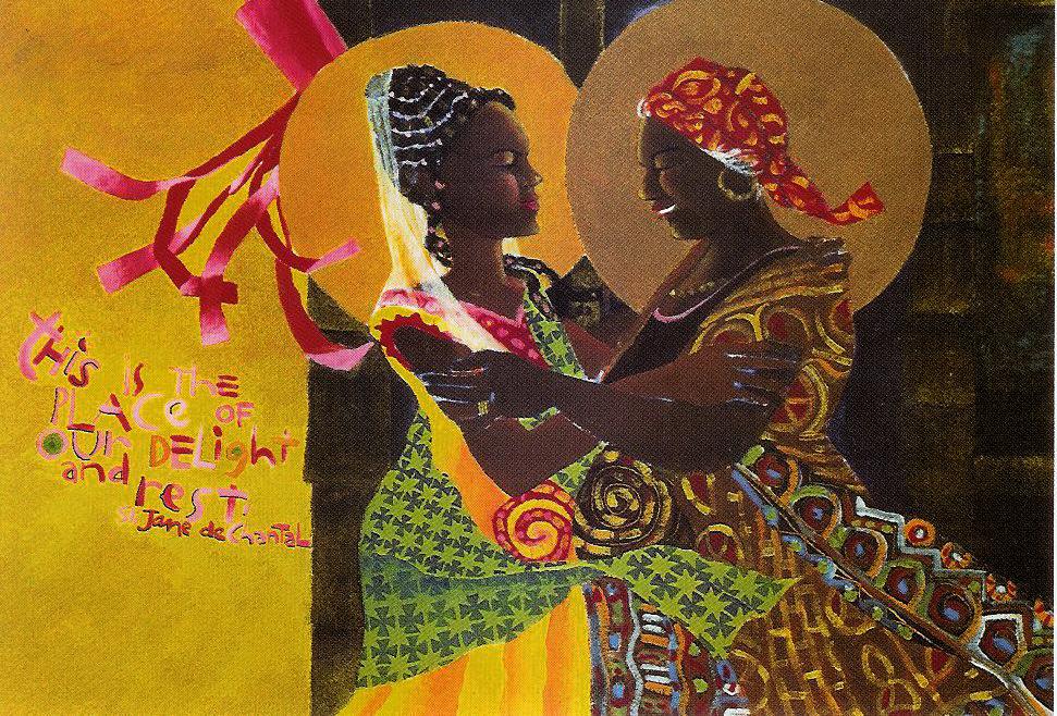 Reflexão do Evangelho: A visita de Maria a Isabel - Alegria no Espírito! 1 Visitac%CC%A7a%CC%83o de Maria a Isabel africana