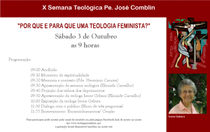 X Semana Teológica Pe.José Comblin : Por que e para que uma Teologia Feminista? 2 convite final rev