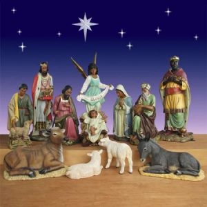 Life Size African American Nativity Set 12 Pc Outdoor