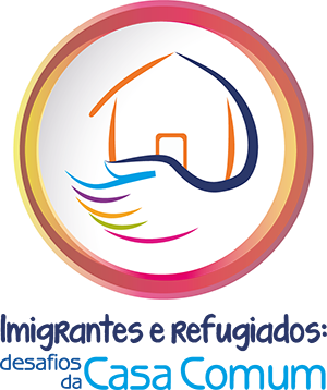 Imigrantes e refugiados - Desafios da Casa Comum 1 Logo refugiados b