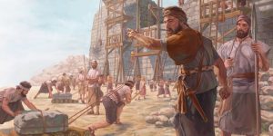 Neemias reconstroi muros de Jerusalem Licoes da Biblia para criancas