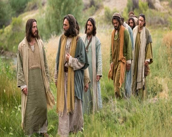 JESUS WITH APOSTLES 2 Catholic picture print