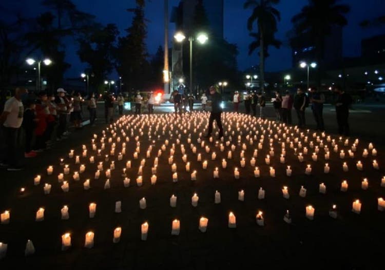 homenagem joinville mortos covid 1