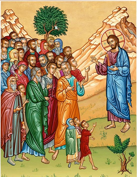 Christ Teaching Icon