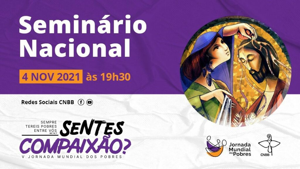 Arte seminario da Jornada Mundial dos Pobres dia 4 11 2021