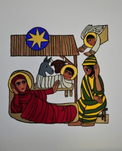 The Nativity by artist Gisele Bauche Saskatoon Sk Canada