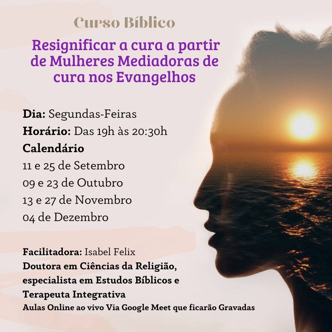 Ressignificar a cura a partir de Mulheres Mediadoras de cura nos Evangelhos 1 3