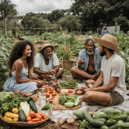 Instagram post de agricultura ousado verde 7