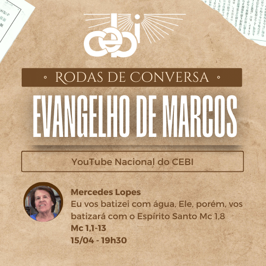 Marcelo Barros Introducao ao Evangelho de Marcos 2103 19h30 2