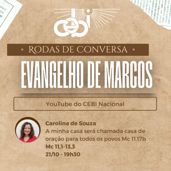 Marcelo Barros Introducao ao Evangelho de Marcos 2103 19h30 3