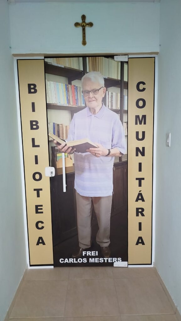 Homenagem aos 93 anos de Frei Carlos Mesters e Inauguração da Biblioteca Frei Carlos 1 IMG 20241019 WA0215