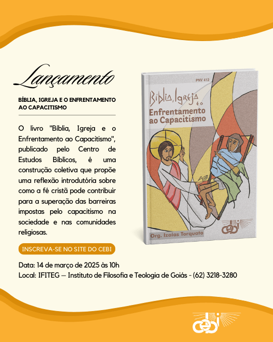 Data 14 de marco de 2025 ⏰ Horario 10h 📍 Local IFITEG – Instituto de Filosofia e Teologia de Goias 62 3218 3280 1