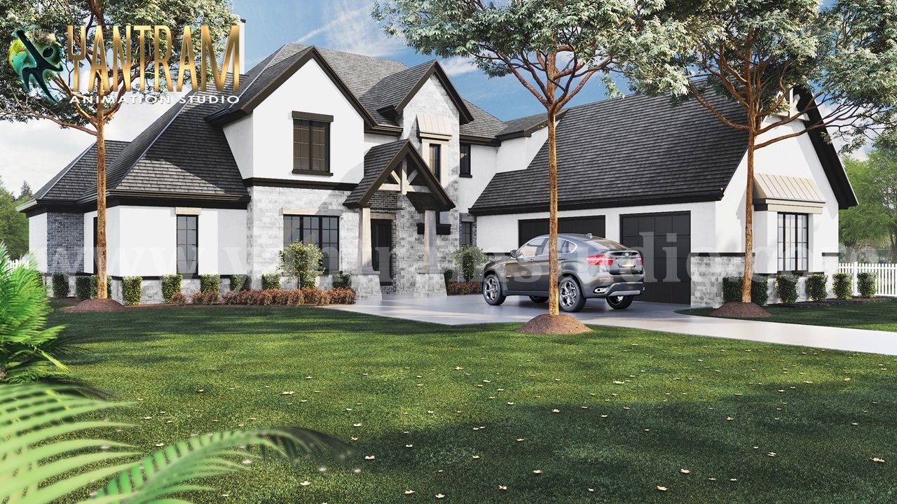 CGMEETUP - 4-bedroom Simple Modern Residential 3D Floor ...