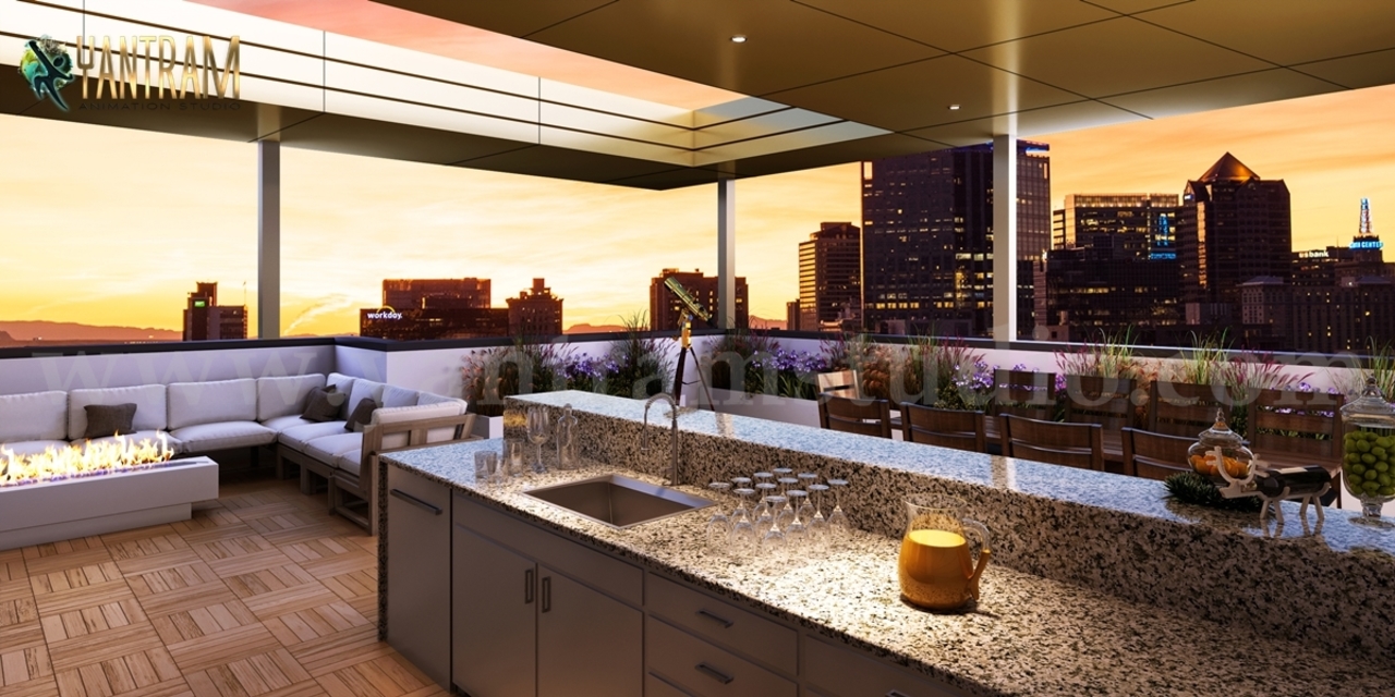 Cgmeetup Modern Community Apartments Amenities 3d Interior And